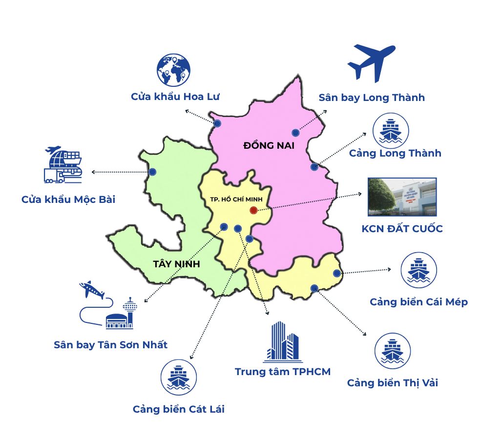 VỊ TRÍ CHIẾN LƯỢC - TÂM ĐIỂM KẾT NỐI